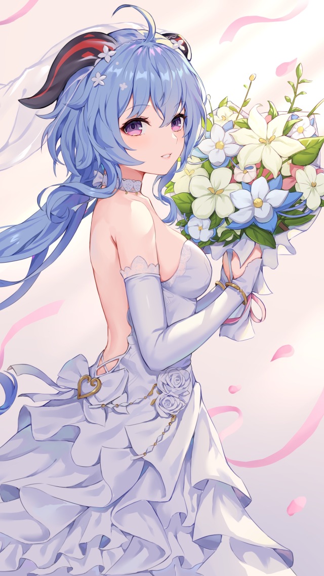 2k原神婚紗甘雨