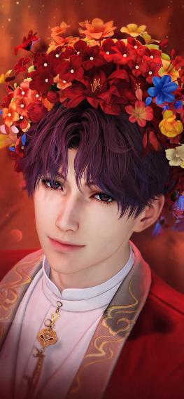 银子‖祁煜簪花壁纸