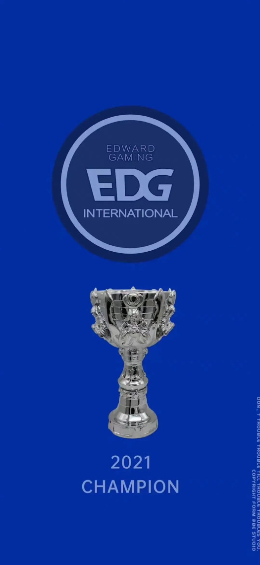 聊天背景圖片微信EDG冠軍壁紙