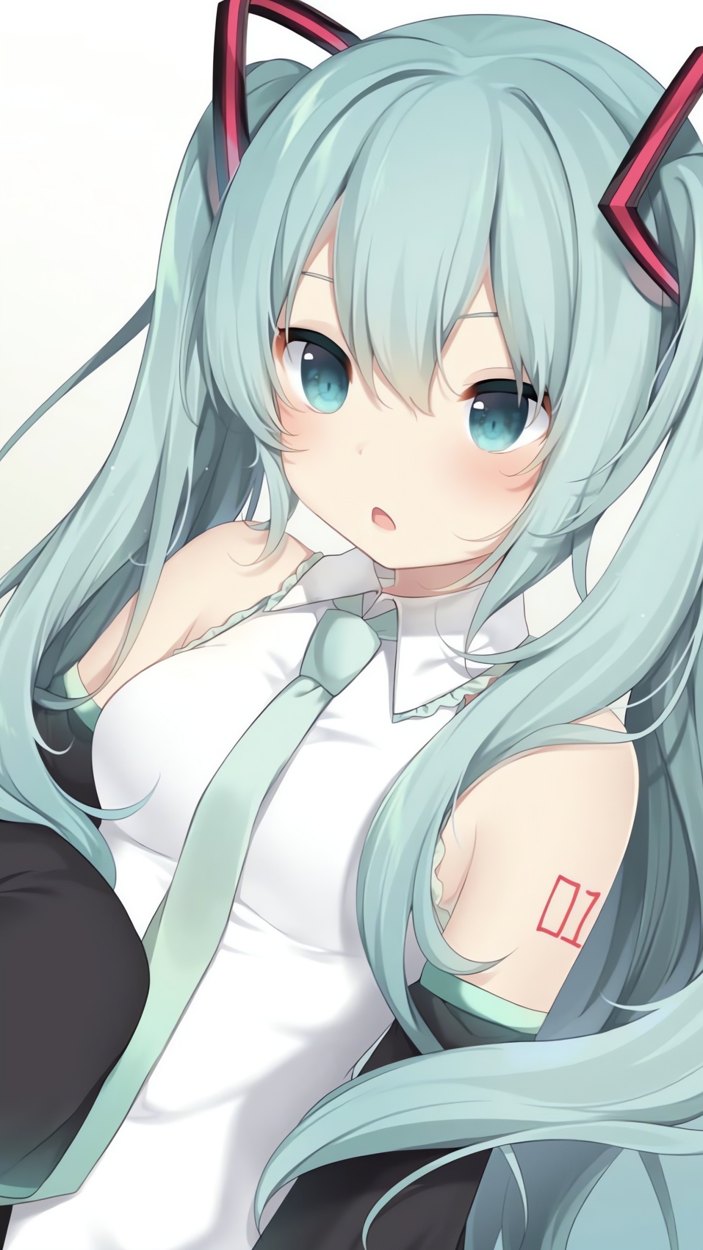 绿发美少女