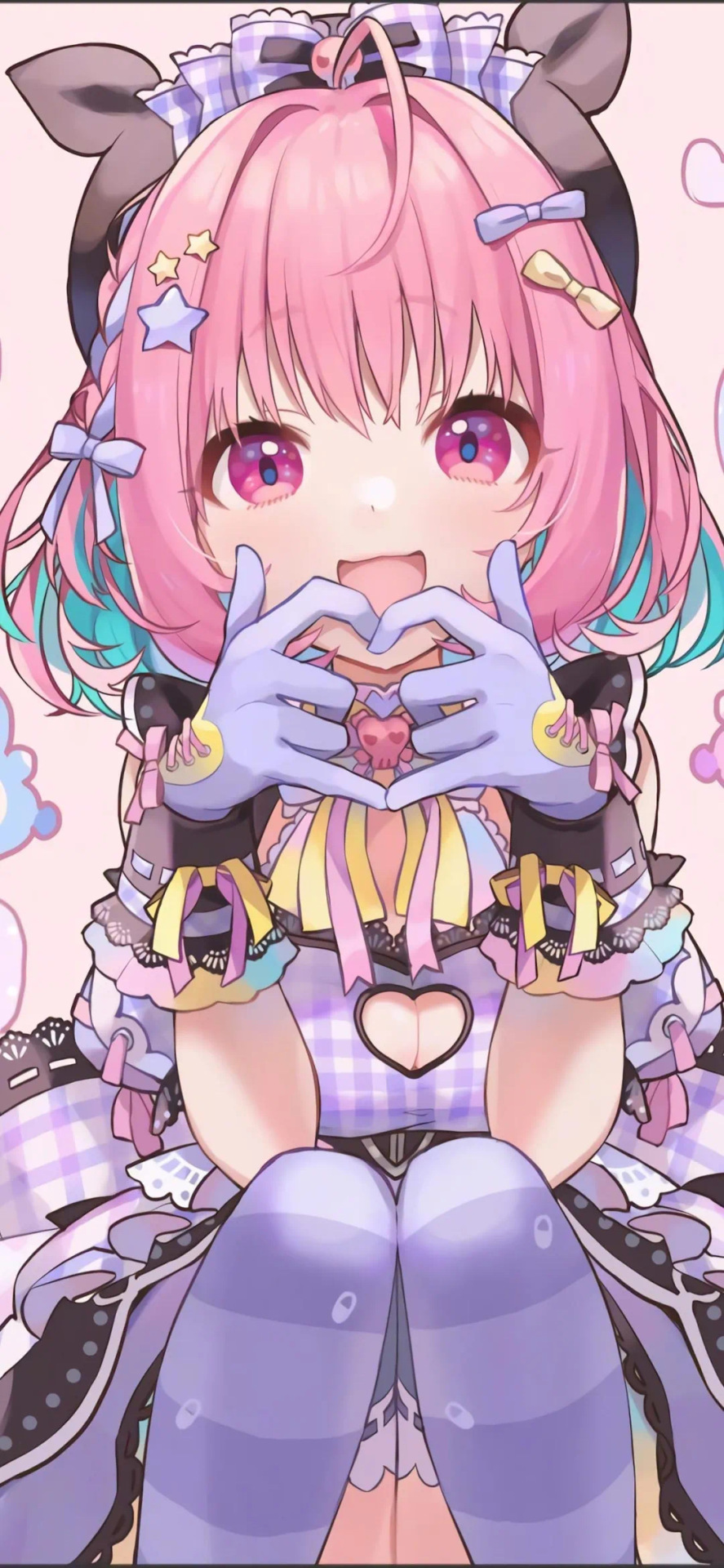 微信屏保壁紙動漫少女
