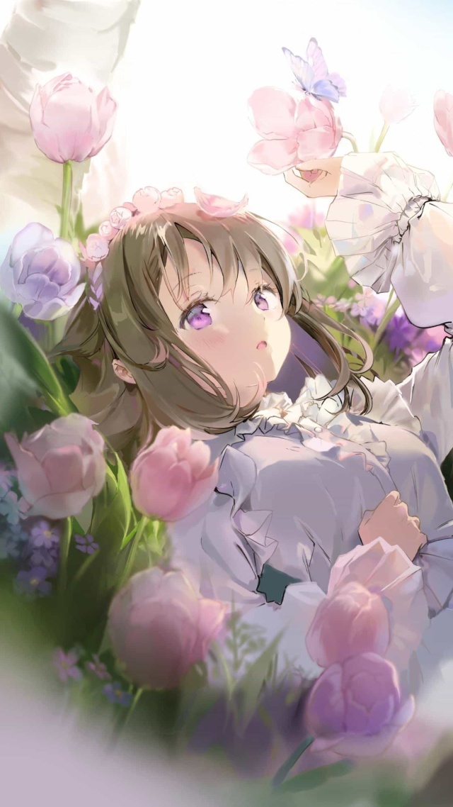 微信墙纸鲜花公主