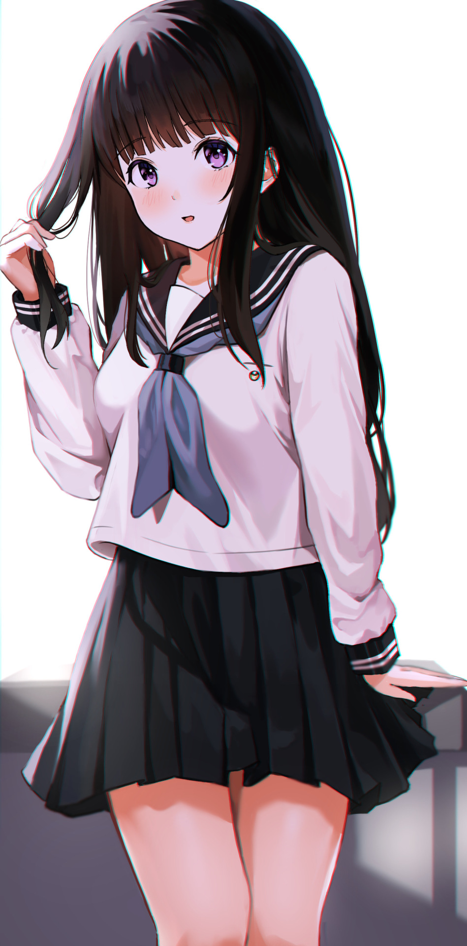 二次元微信背景圖千反田愛瑠