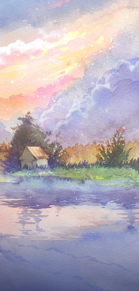 湖岸小屋