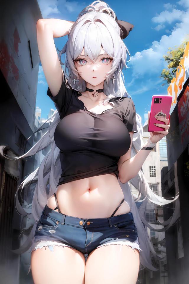 短裤美少女