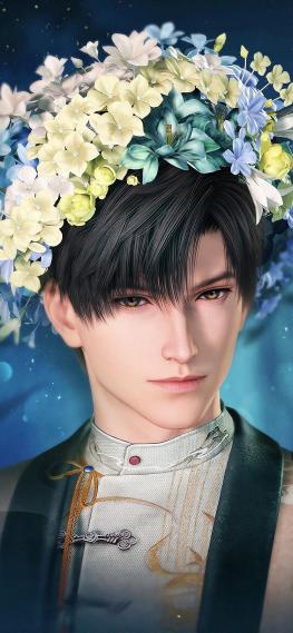 银子‖黎深簪花壁纸