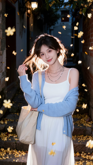 阳光下的少女