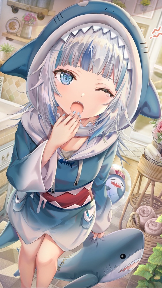 2k可爱鲨鱼少女
