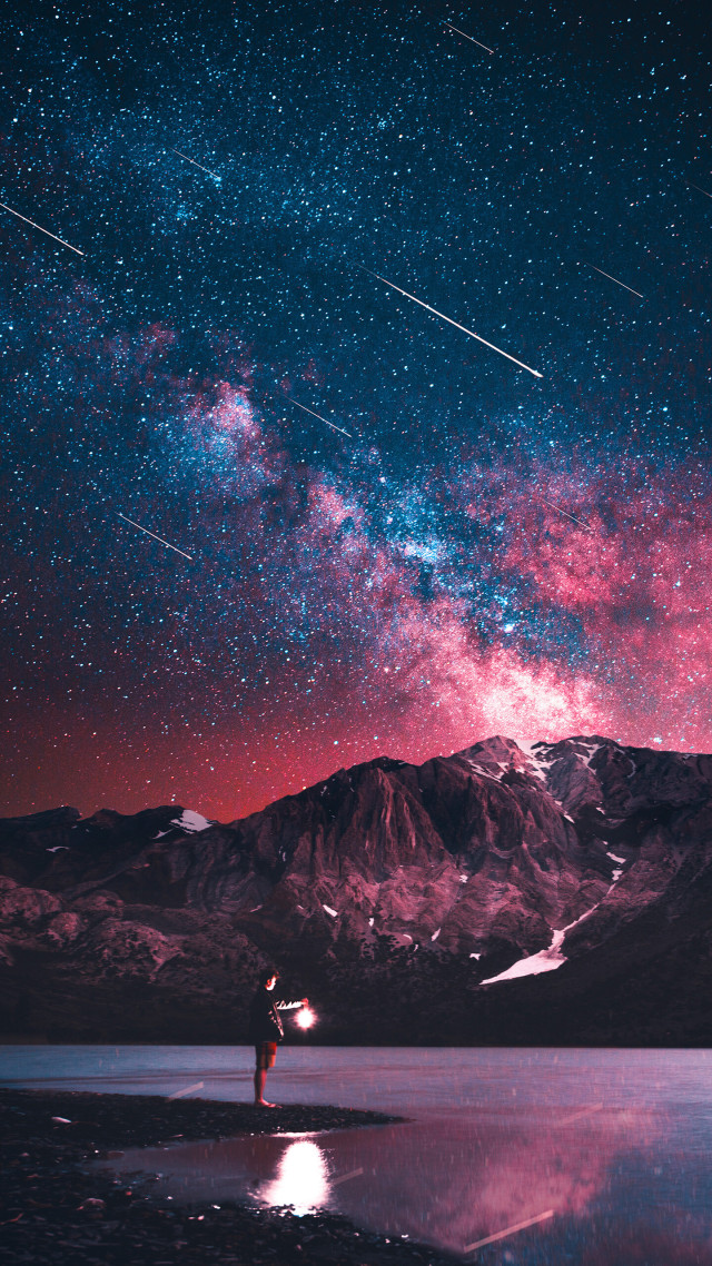 星空璀璨微信壁紙