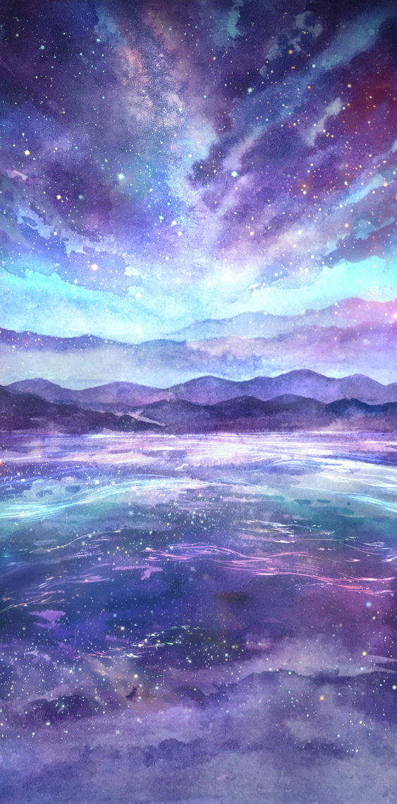 藍色星辰微信圖片背景