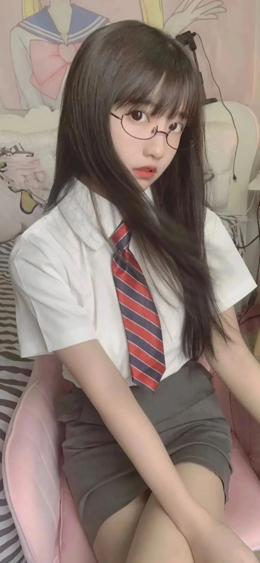 微信主题背景小姐姐