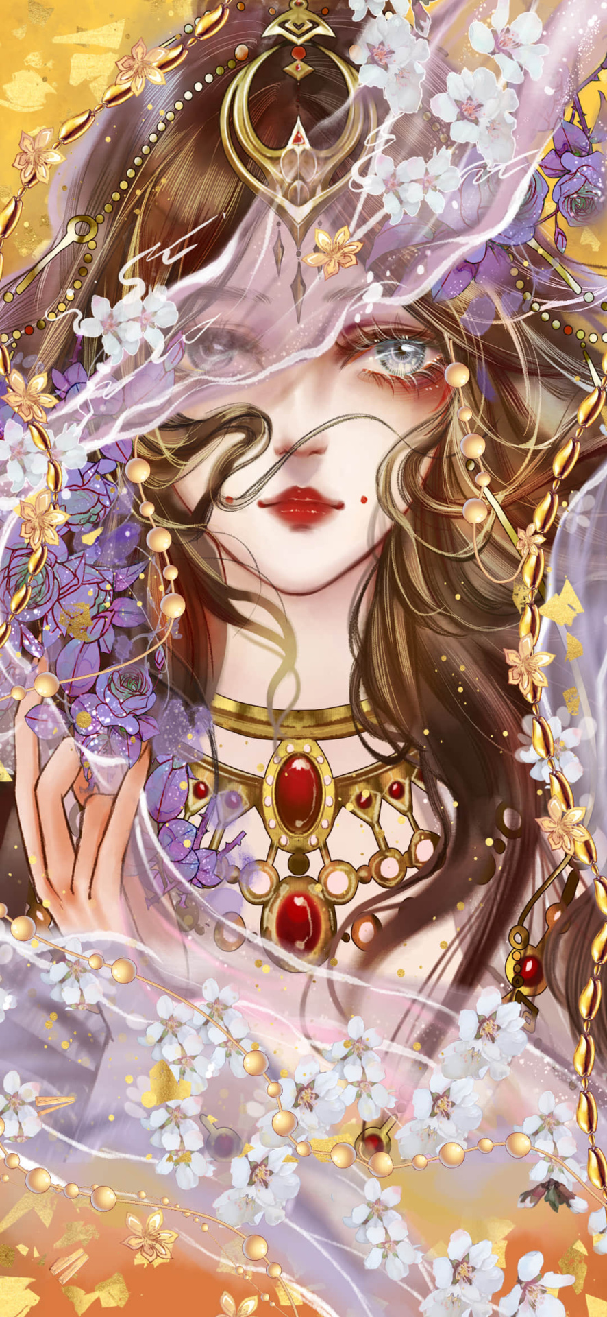 華麗少女微信背景圖片大全