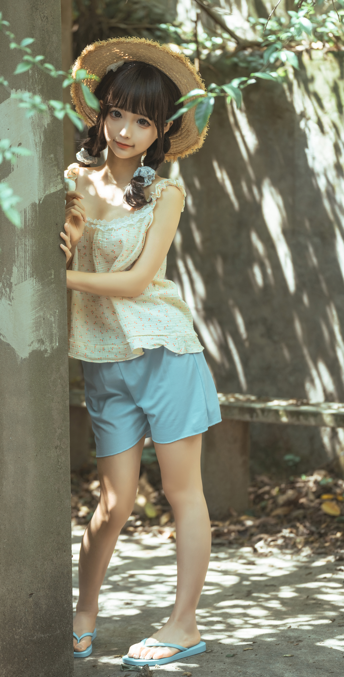 可可愛愛的少女