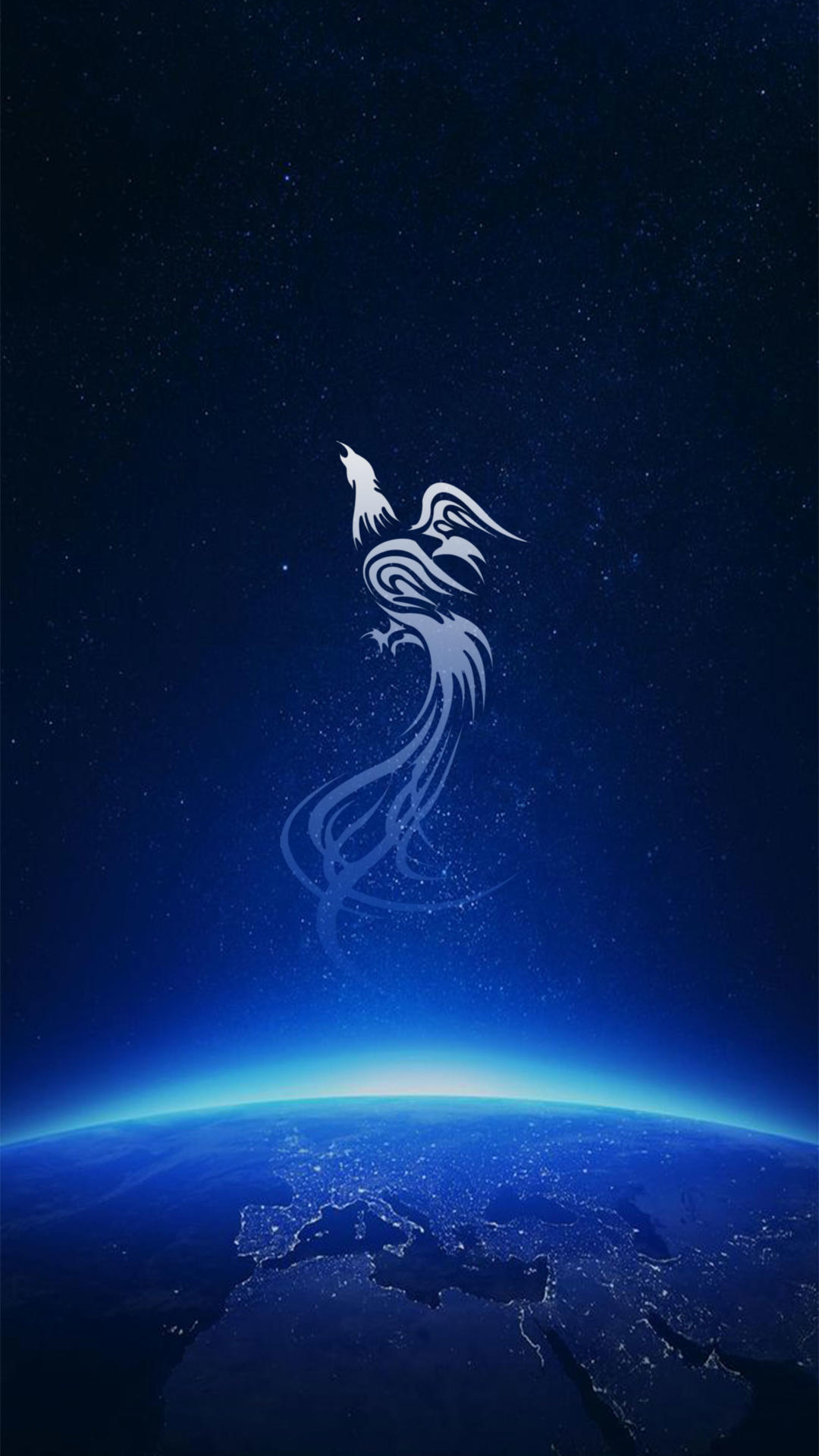 宇宙鳳凰聊天背景圖片微信