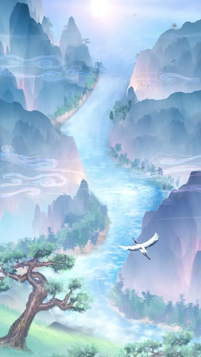 微信牆紙山水