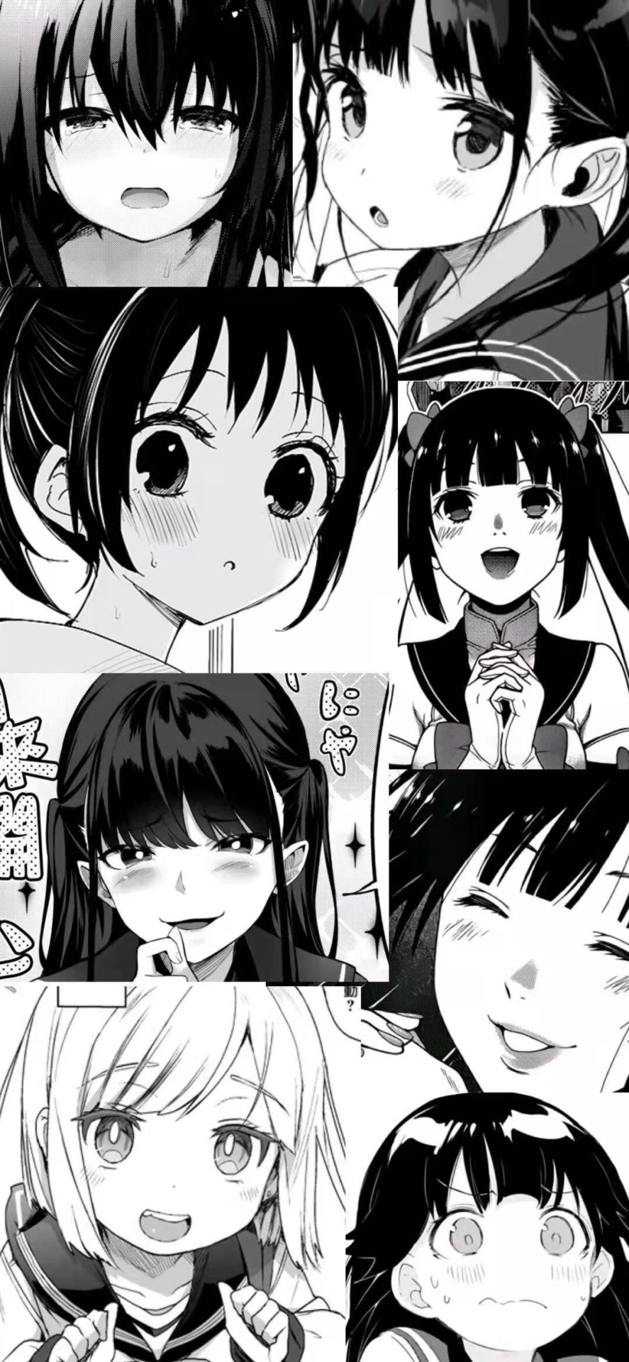 二次元微信聊天背景圖動漫女孩