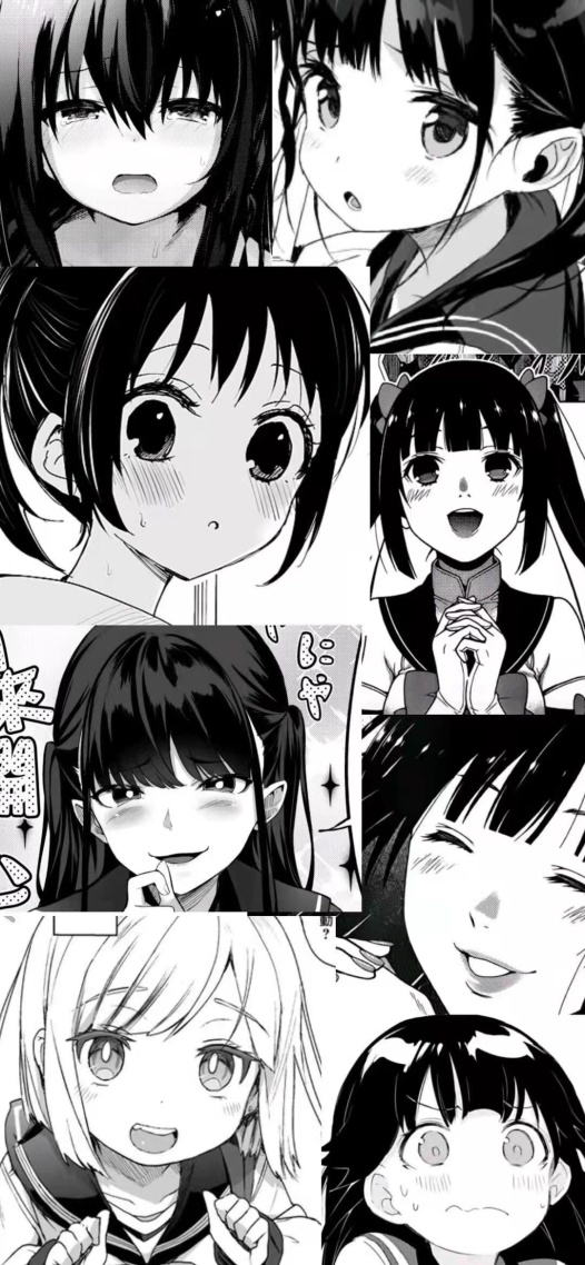 二次元微信聊天背景图动漫女孩