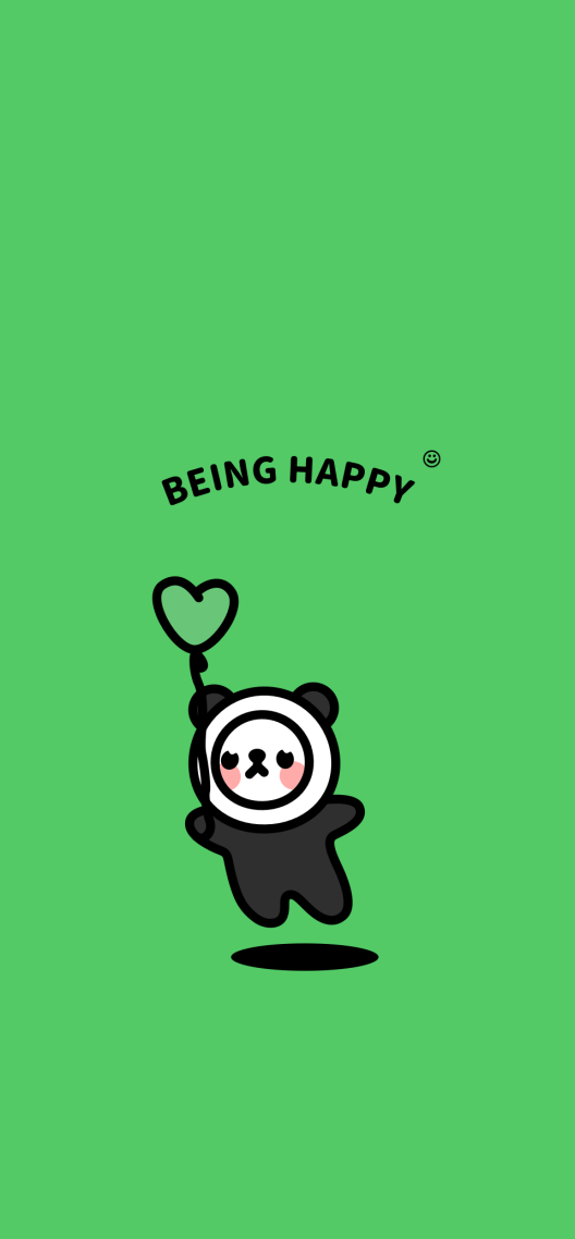 微信对话背景图片下载桃心熊猫