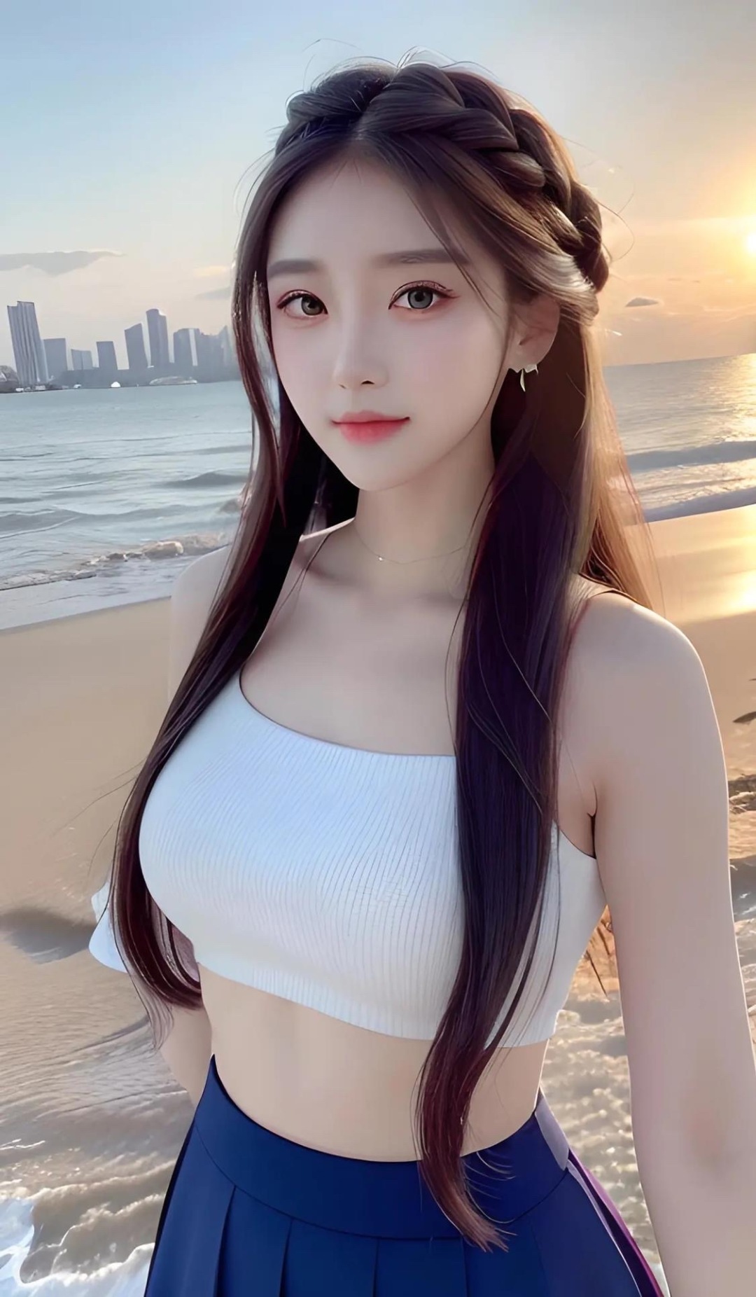 海边性感美女