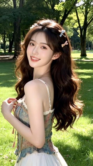 美女
