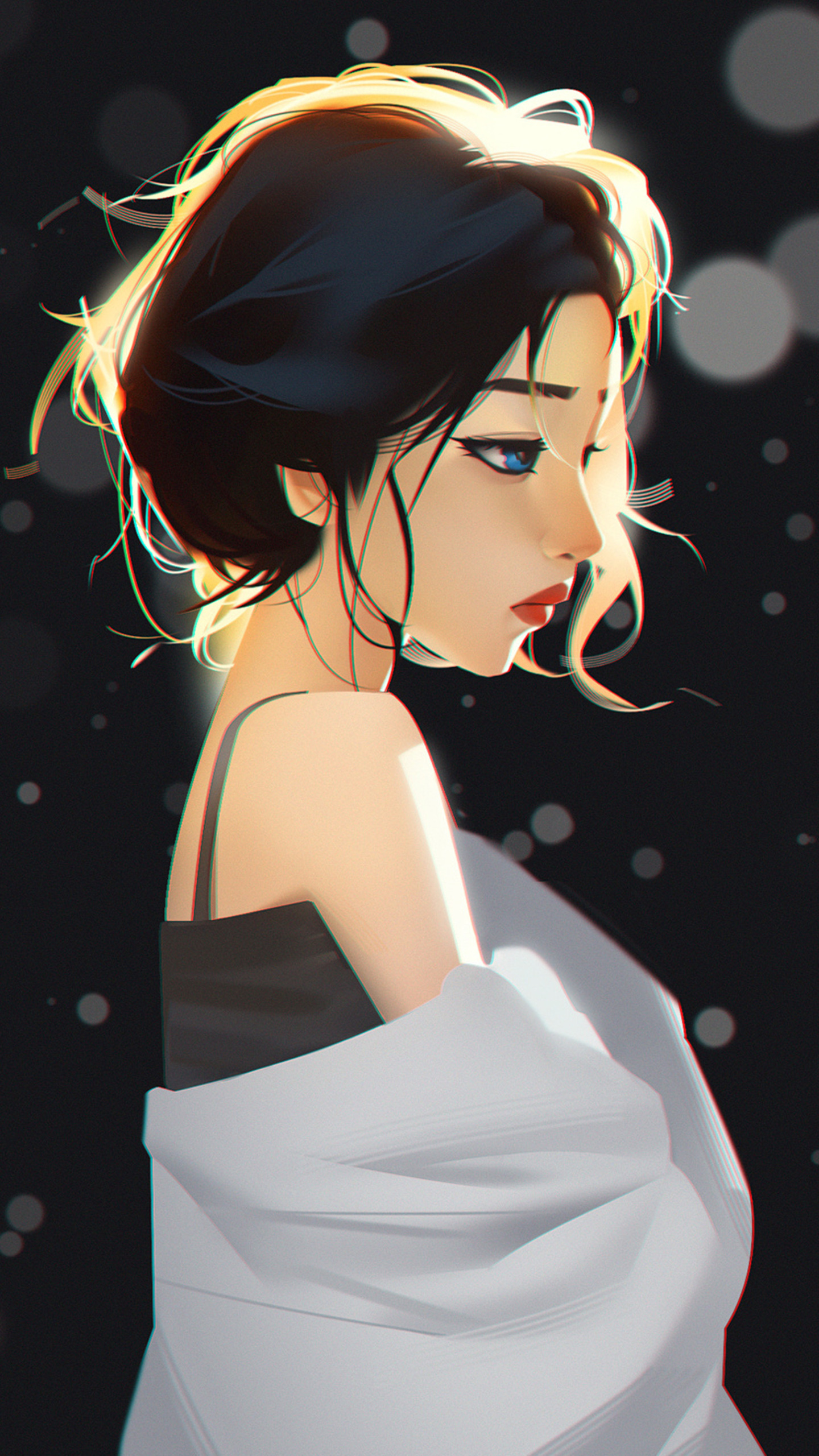 她與梅花皆落