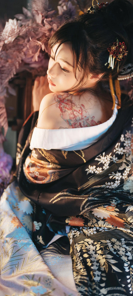 4k-古風美女微信背景壁紙