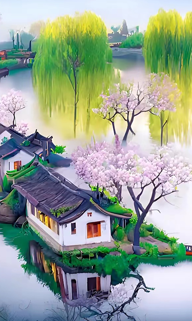 水上江南風景