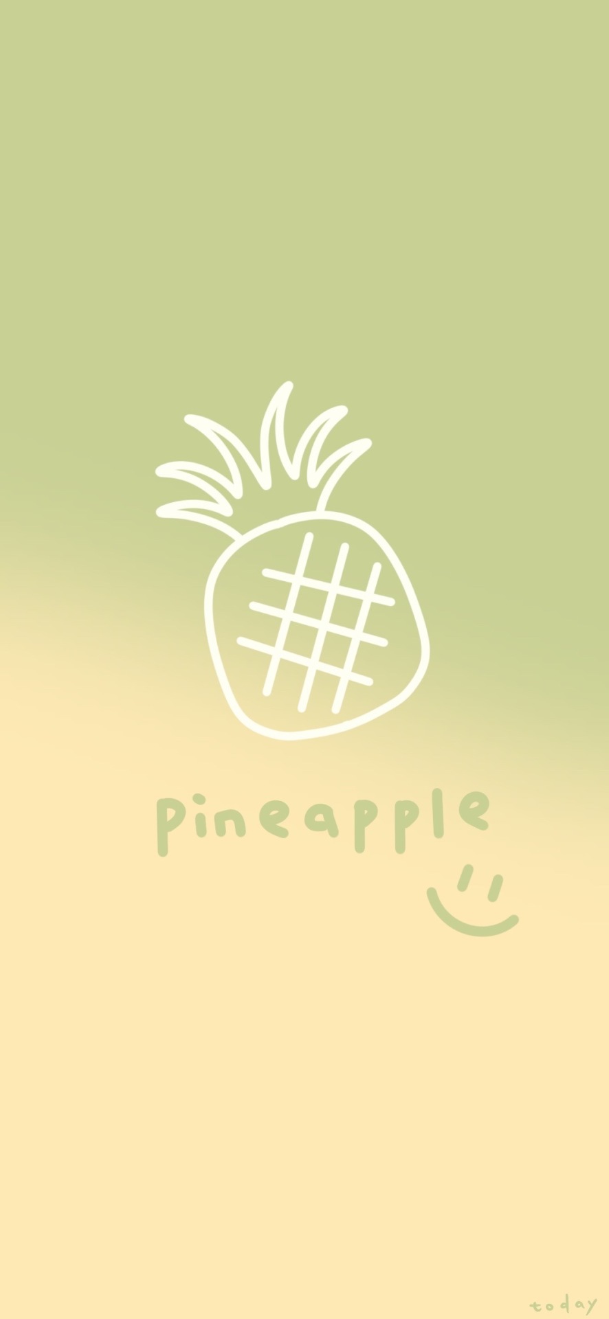 pineapple！
菠蘿菠蘿我愛你！