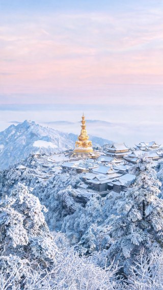 峨眉山·雪景