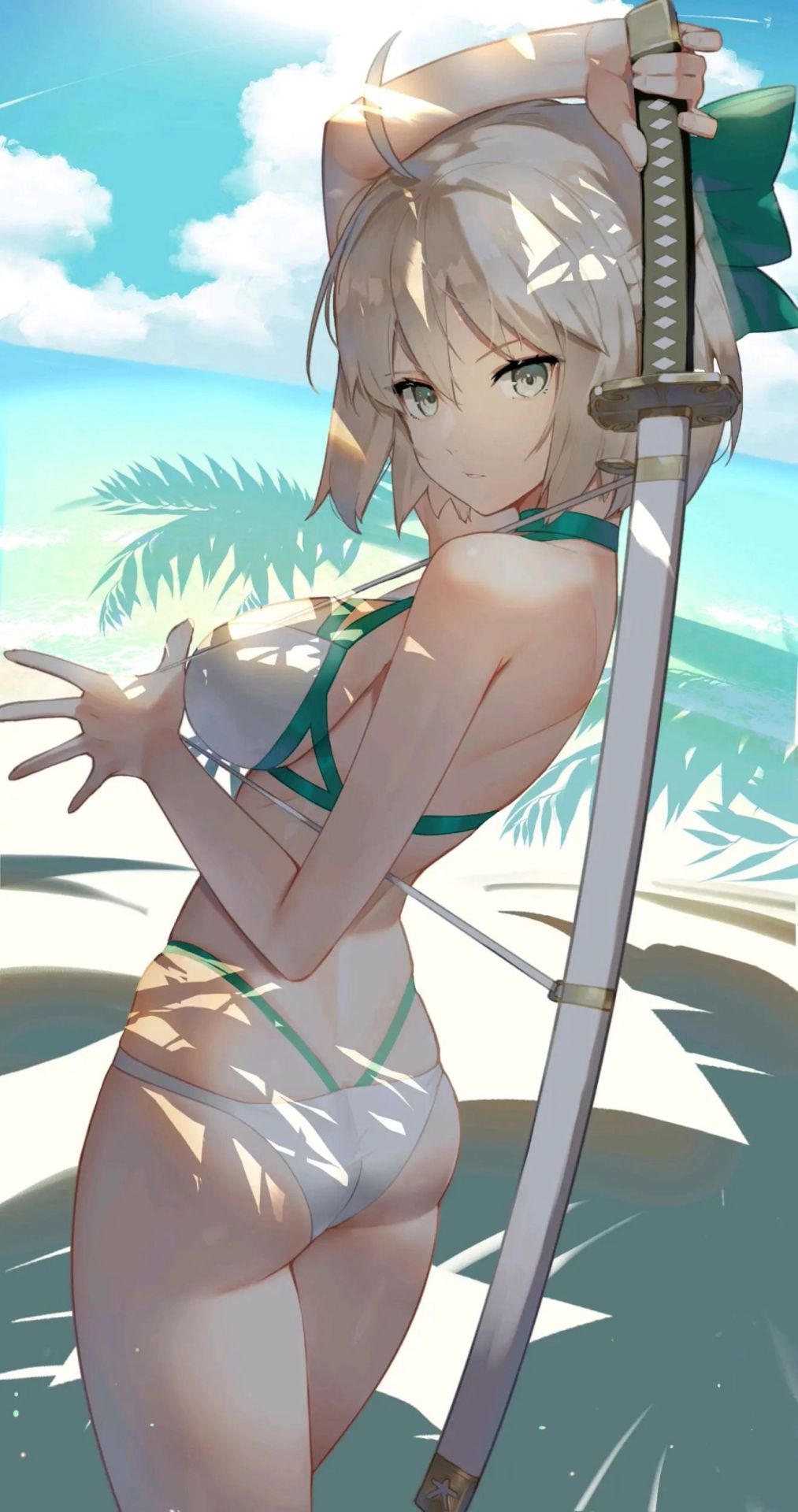 泳裝美女微信8.0動態背景