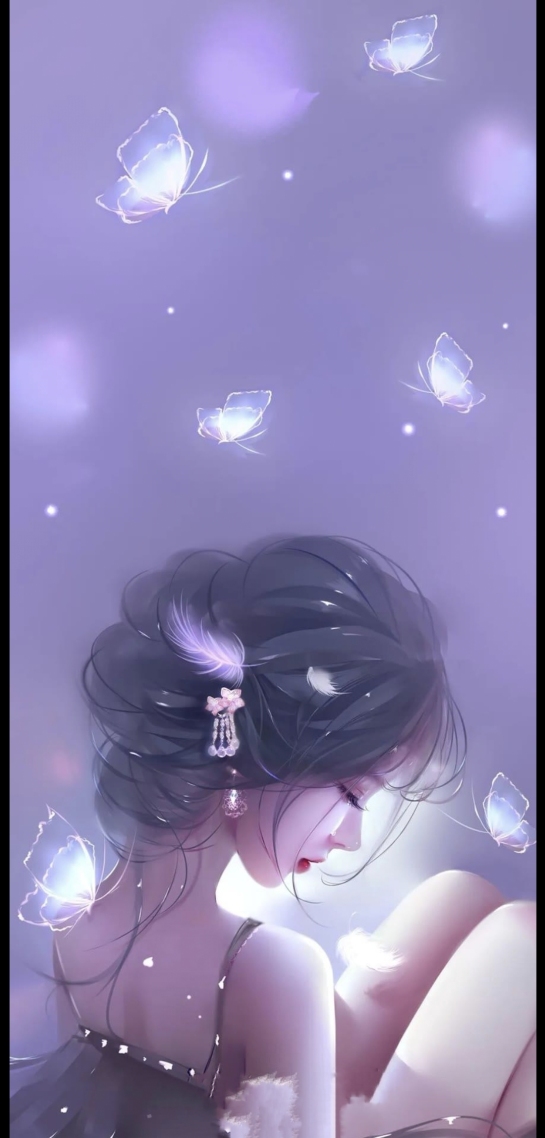 手机桌面图片梦幻少女，求做动态