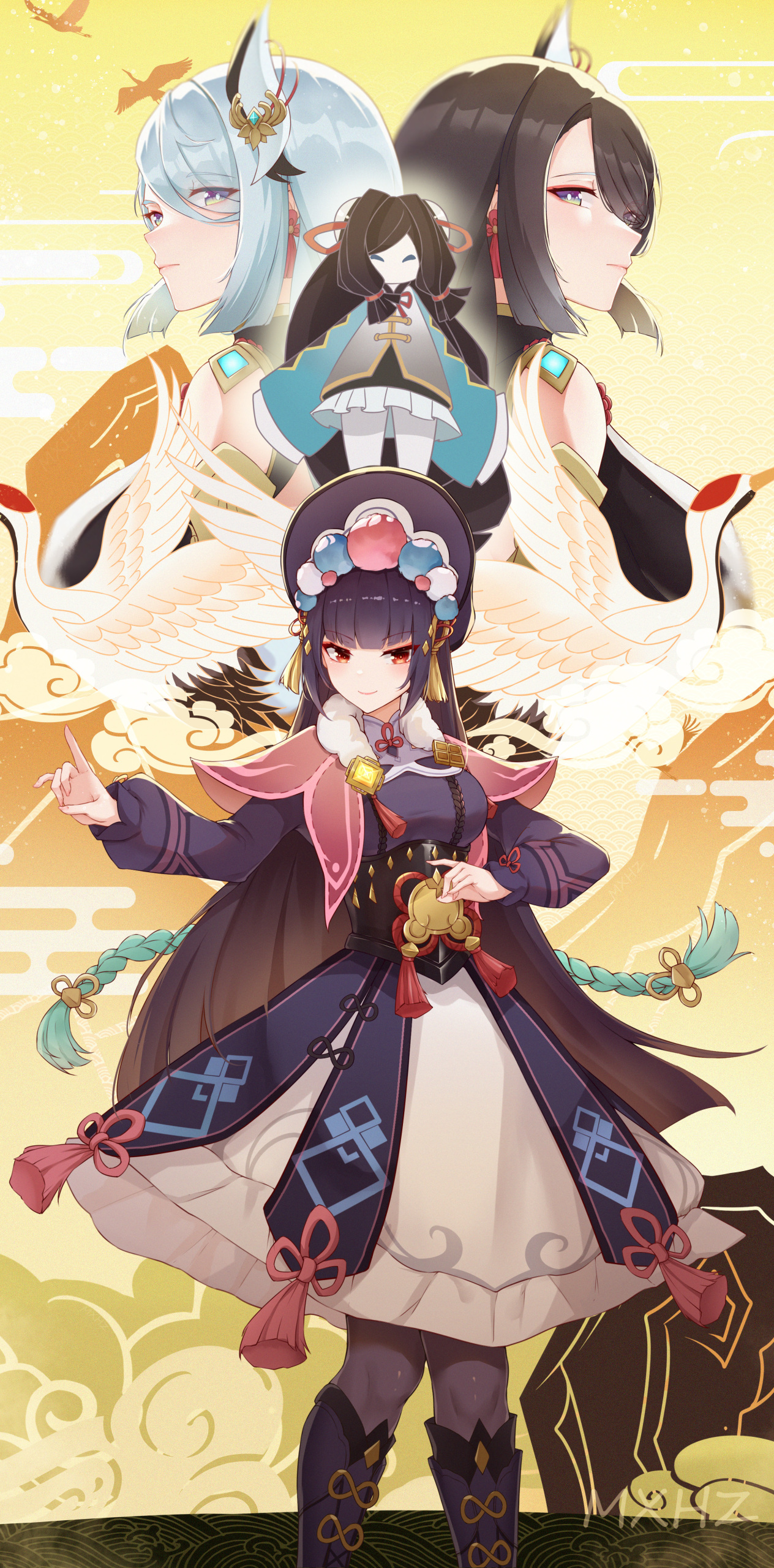 云堇 and 申鹤