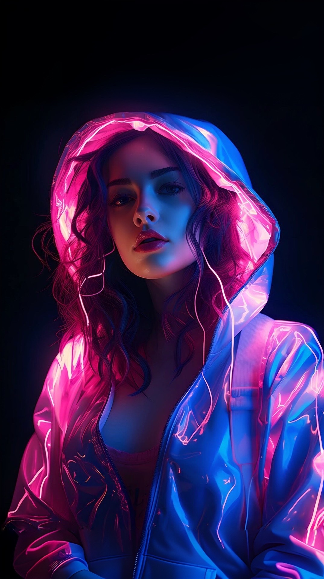 暗黑系性感的美女