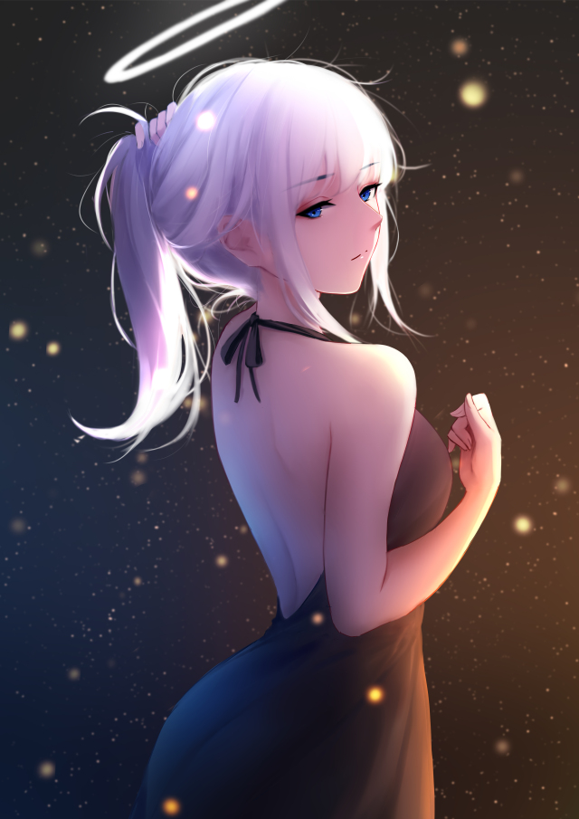 晚禮服微信背景牆壁紙