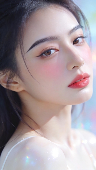 精致唯美美女人像特写