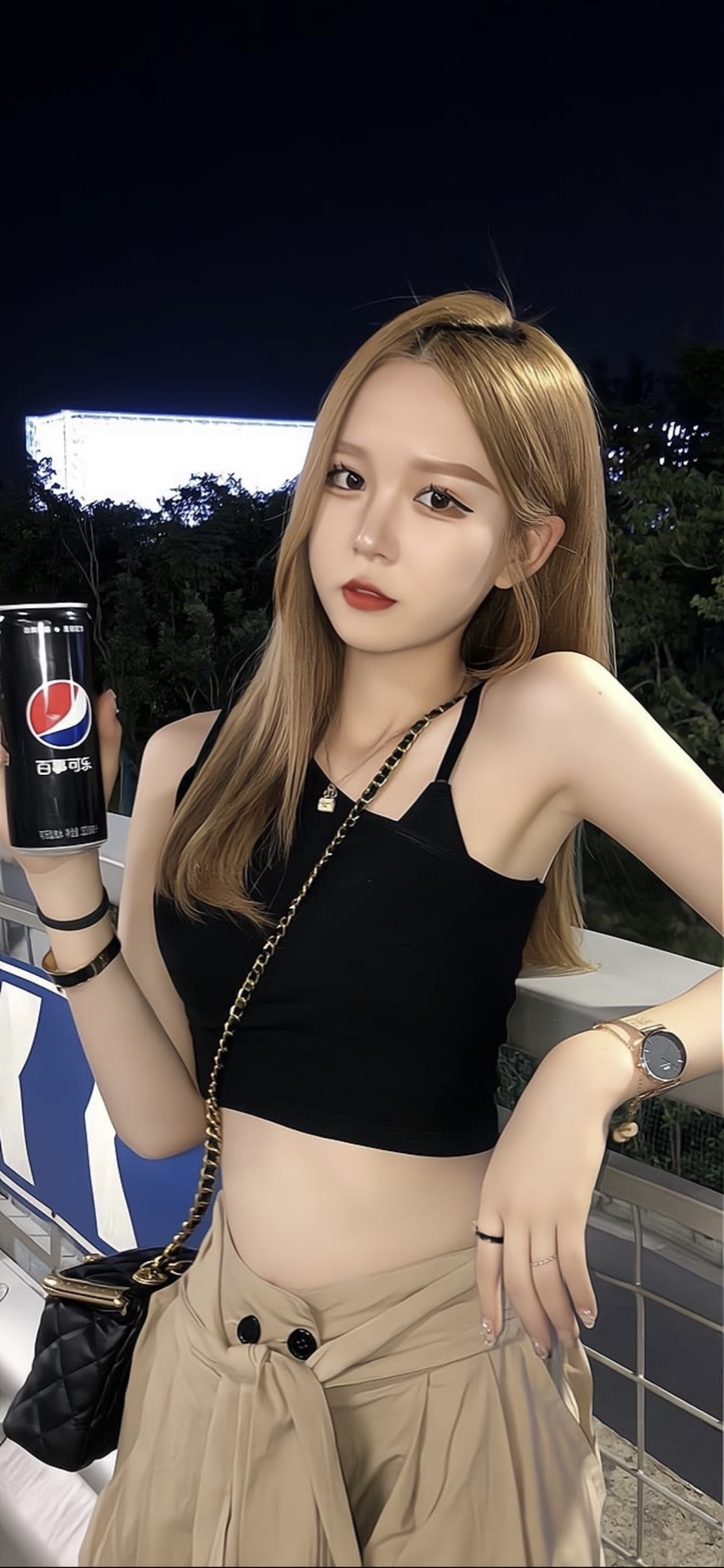 我也要喝美女的可樂