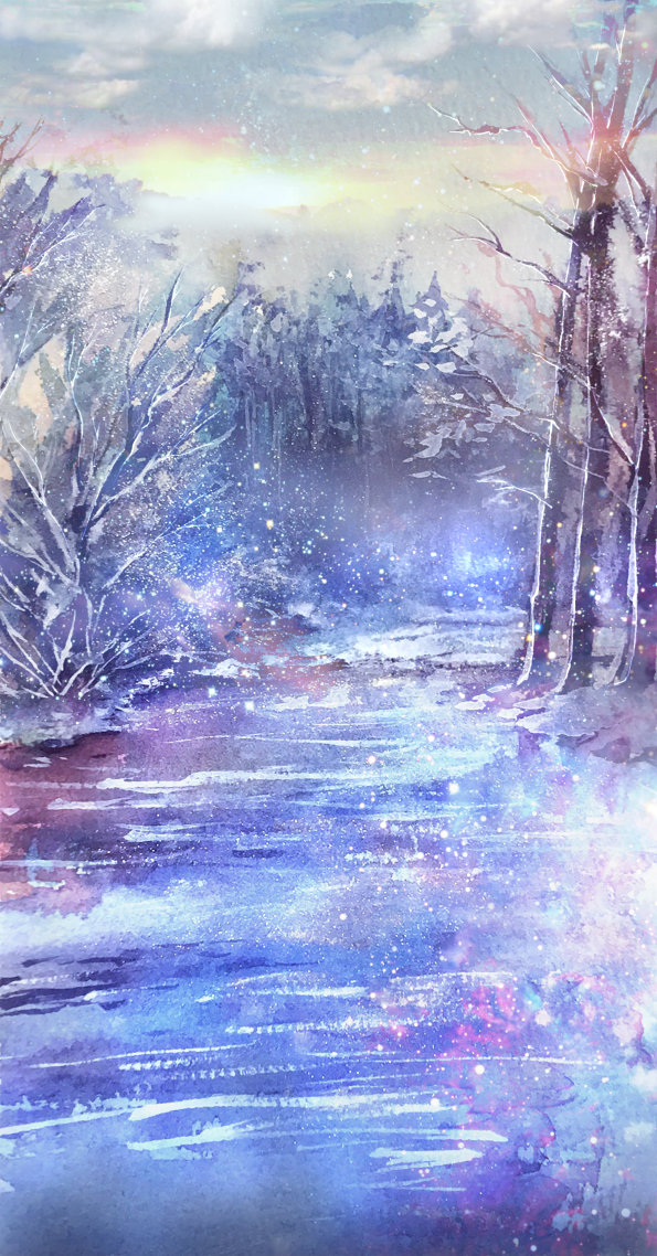 冰雪冬天微信全局背景