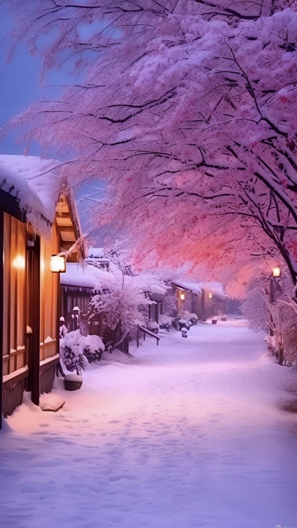 雪景很美
