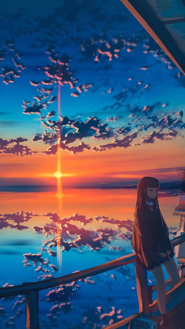 落日美少女