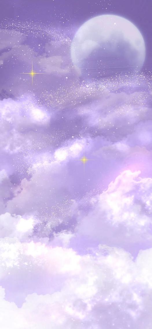 紫色天空二次元微信聊天背景圖
