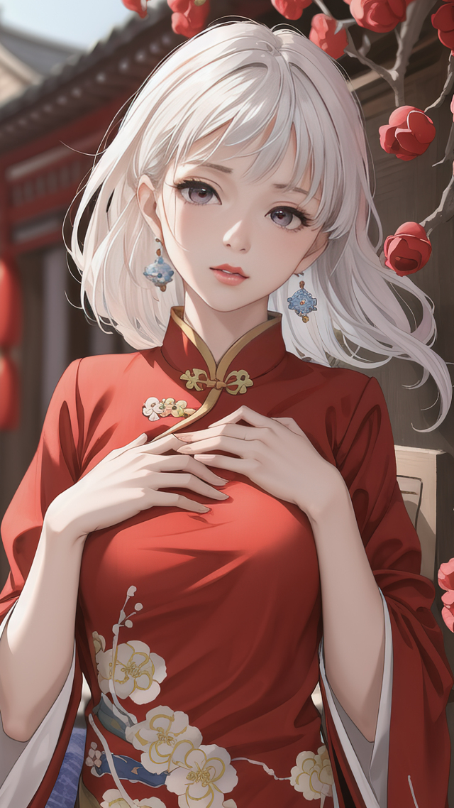 旗袍國風美女