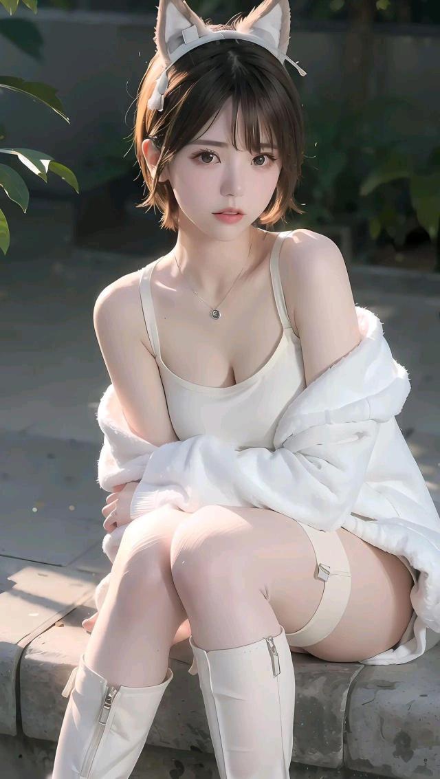 貓耳美女