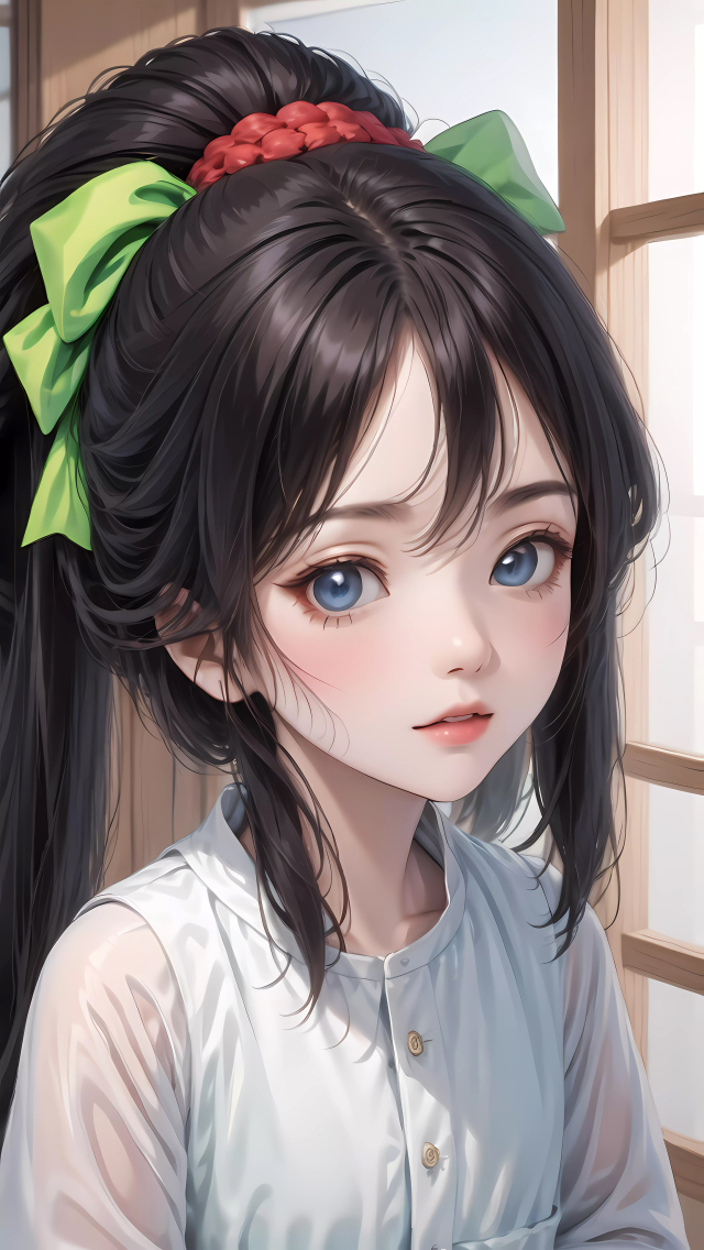 大眼萌妹