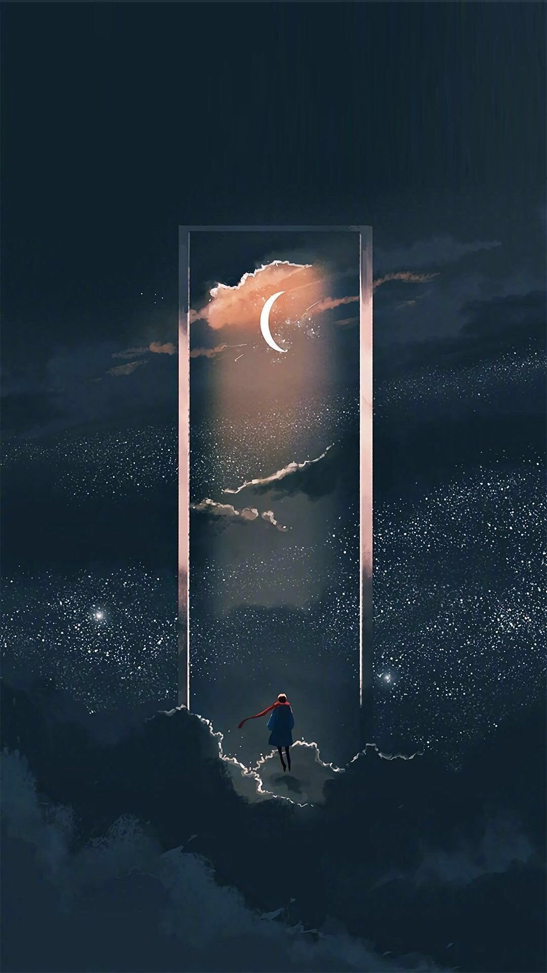 月亮在門后