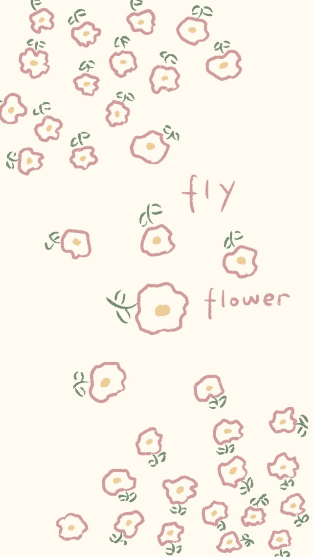 微信壁纸图fly flower～
飞舞的花花～