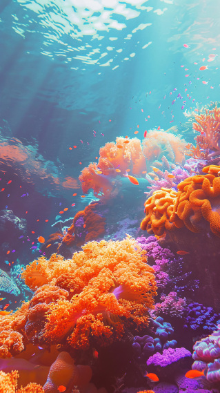 缤纷珊瑚群