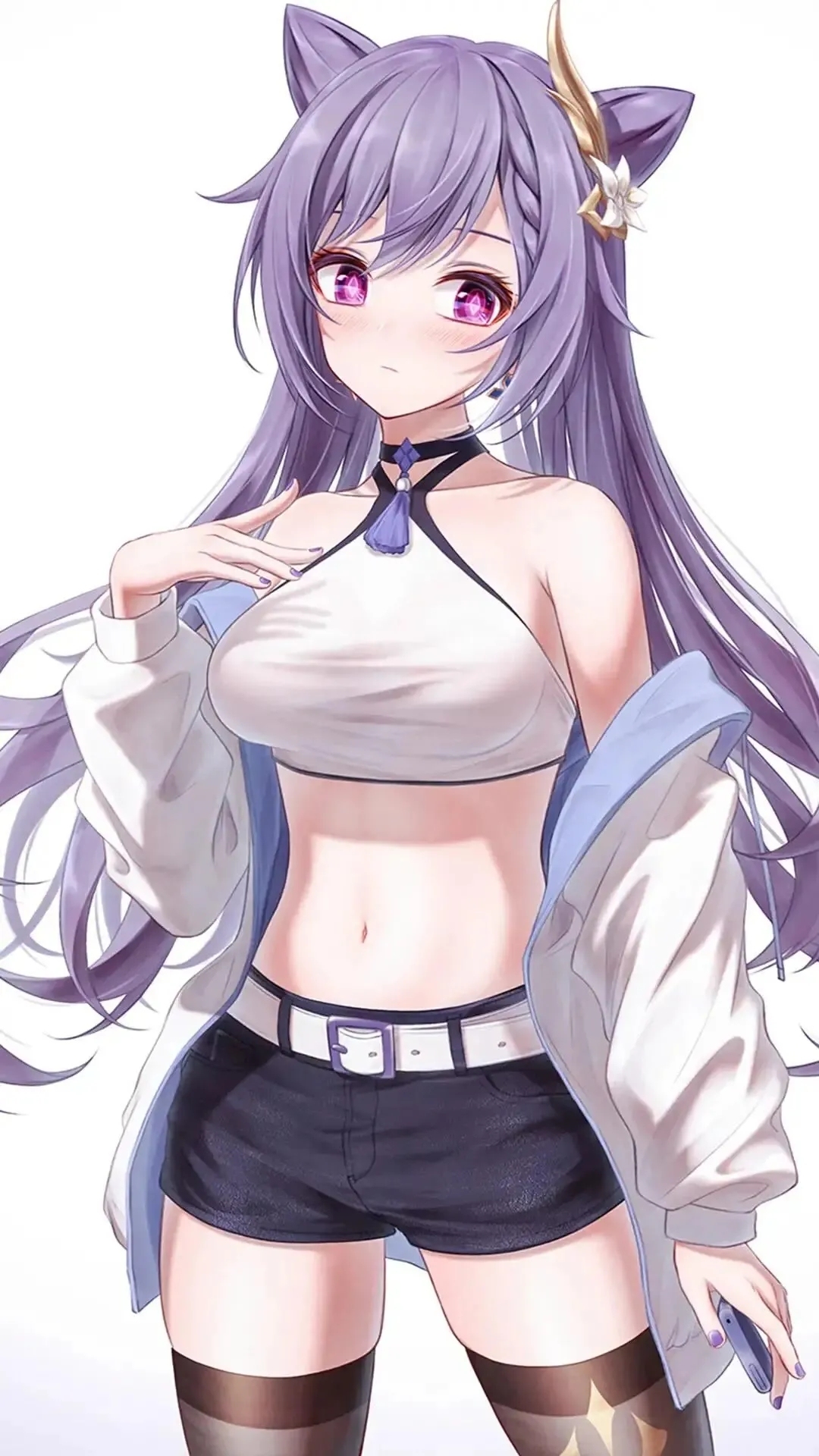 好看的微信聊天背景圖可愛、性感貓女