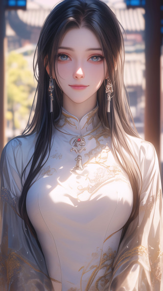 古风美女-彩霞