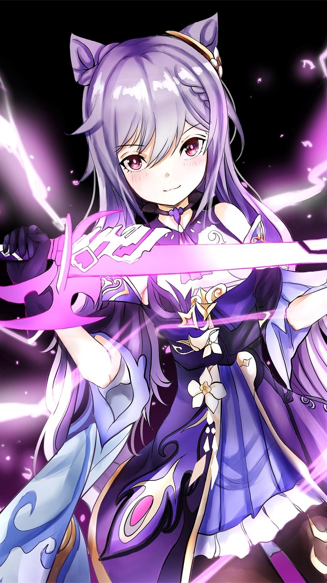 紫發少女
