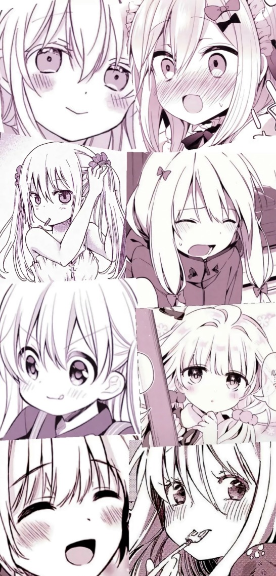 微信全局背景動漫可愛少女